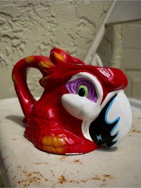 Rainforest Cafe Rio Figural Macaw Mug 1997